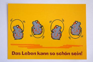 Meerschweinchen Postkarte