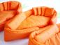 Preview: Meerschweinchen Karottenlounge Kuschellounge Kuschelbett Bett Kuschelkörbchen