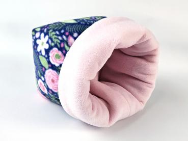 Kuschelsack XXL - Blumen/rosa (limitierter Stoff)