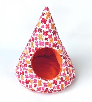 Preview: Kuschelhöhle / Kuschelbett für Meerschweinchen und Igel